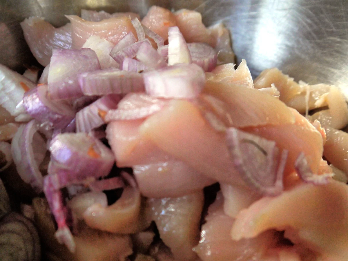 Rezept: Hähnchengeschnetzeltes in geräuchertem Paprikarahm Bild Nr. 4733 Hähnchengeschnetzeltes in geräuchertem Paprikarahm - Rezept - Bild Nr. 4733