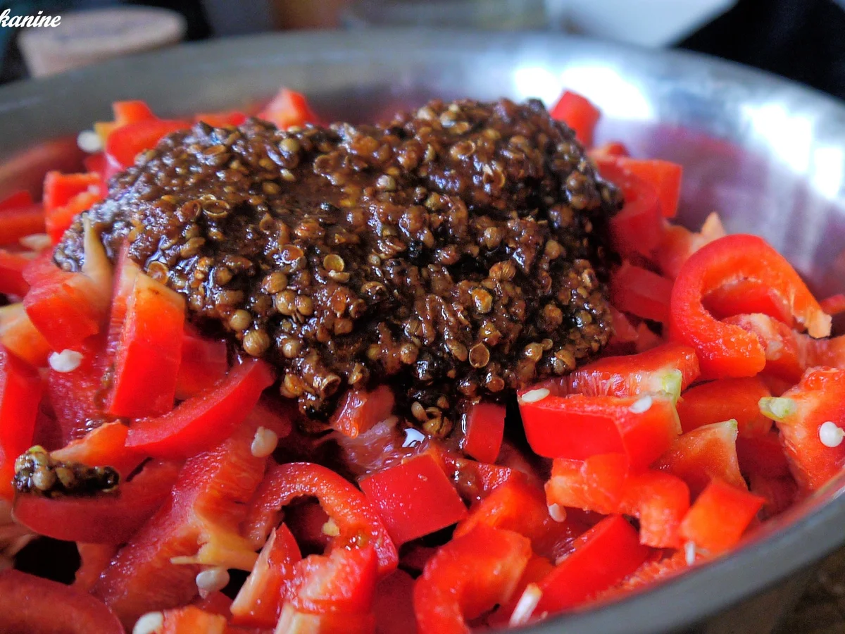 Rezept: Hähnchengeschnetzeltes in geräuchertem Paprikarahm Bild Nr. 4738 Hähnchengeschnetzeltes in geräuchertem Paprikarahm - Rezept - Bild Nr. 4738