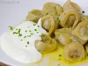 Pelmeni mit Schmanddipp - Rezept - Bild Nr. 2