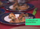 Pfifferling-Risotto mit Hähnchenröllchen - Rezept - Bild Nr. 2