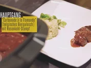 Carbonade à la Flamande (belgisches Biergulasch) mit Rosenkohl-Kartoffel-Stampf - Rezept - Bild Nr. 2