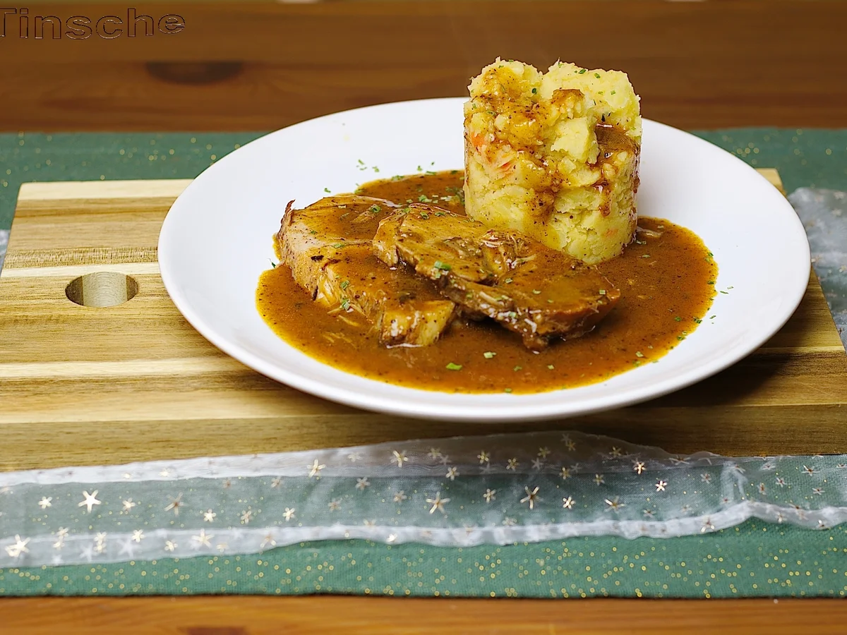 Zarter Schweinebraten aus dem Dampfdrucktopf - Rezept - Bild Nr. 4732