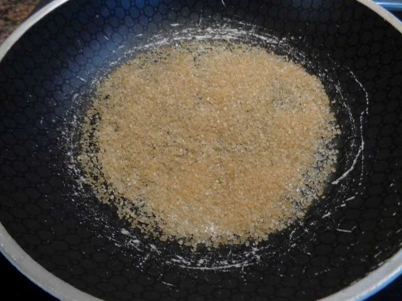 Glühwein-Panna Cotta mit Karamell-Gitter, Gewürz-Orangen auf Orangen-Zabaione ... - Rezept - Bild Nr. 4746