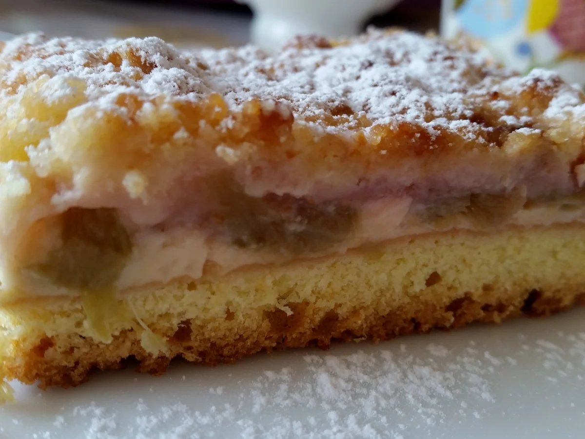 Rhabarber- Erdbeerkuchen - Rezept - Bild Nr. 2