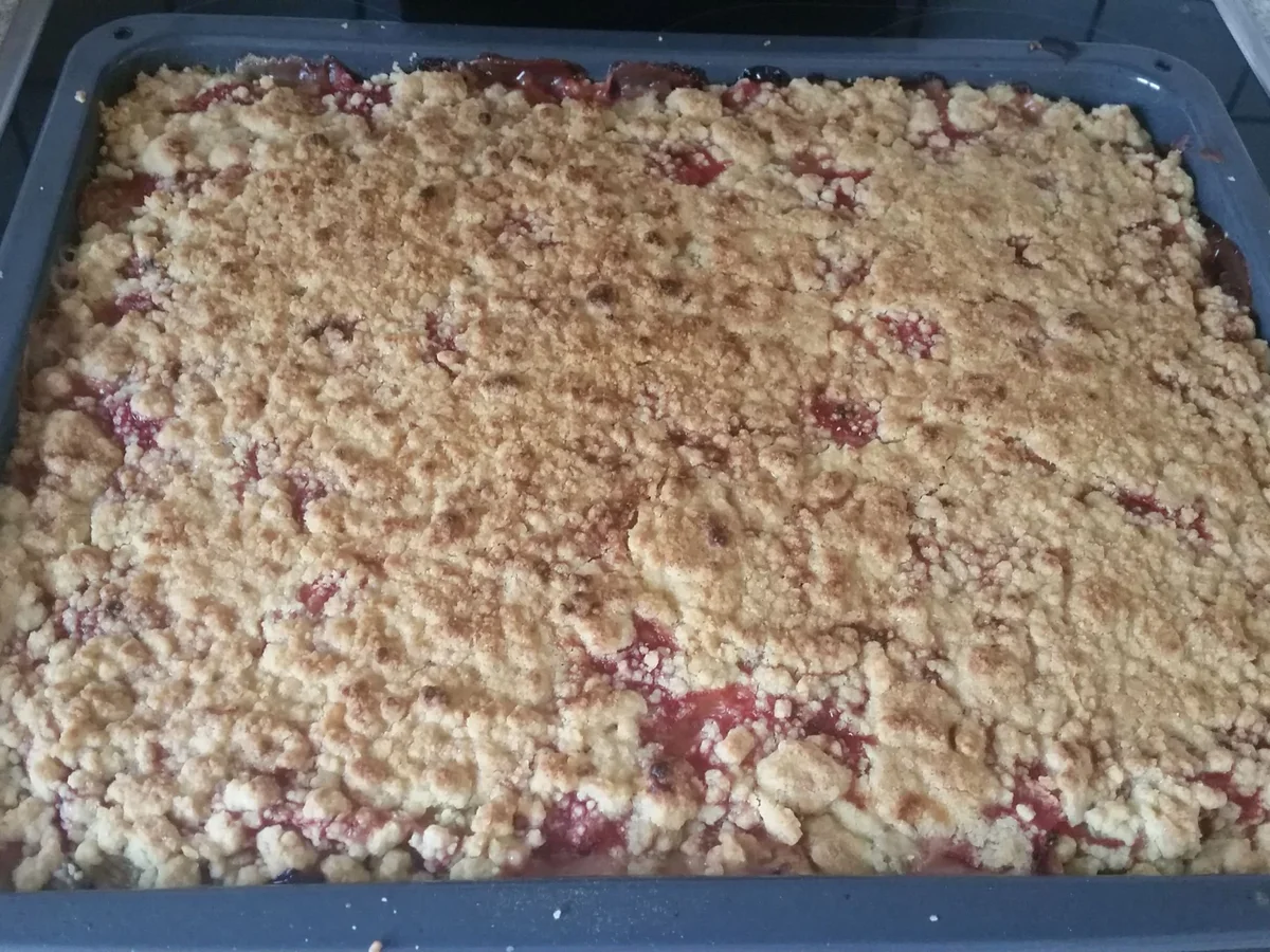 Rhabarber- Erdbeerkuchen - Rezept - Bild Nr. 3