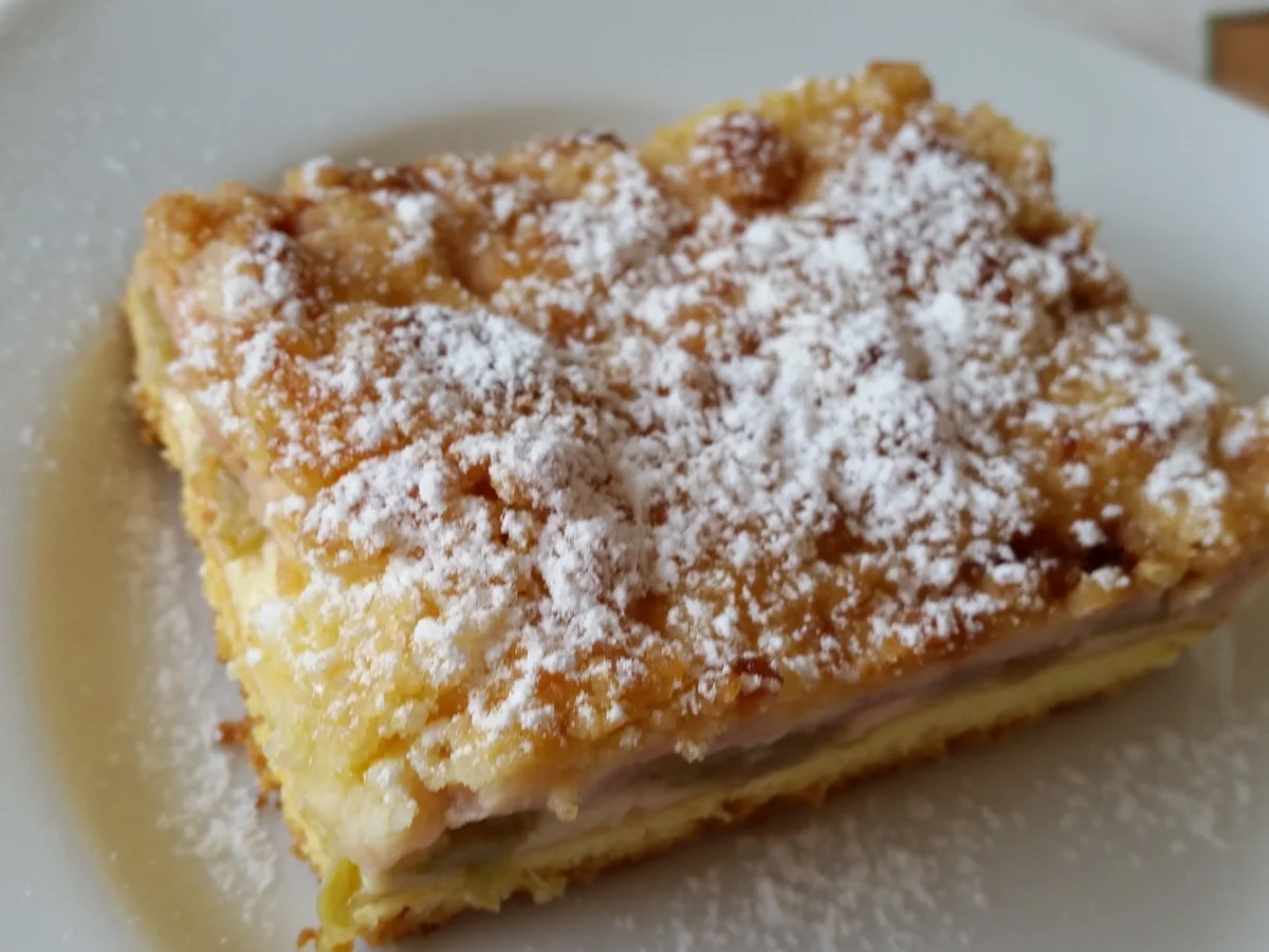 Rhabarber- Erdbeerkuchen - Rezept - Bild Nr. 4