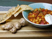 Chana masala - Arbeiter-Curry - Mit Fladenbrot - Rezept - Bild Nr. 4735