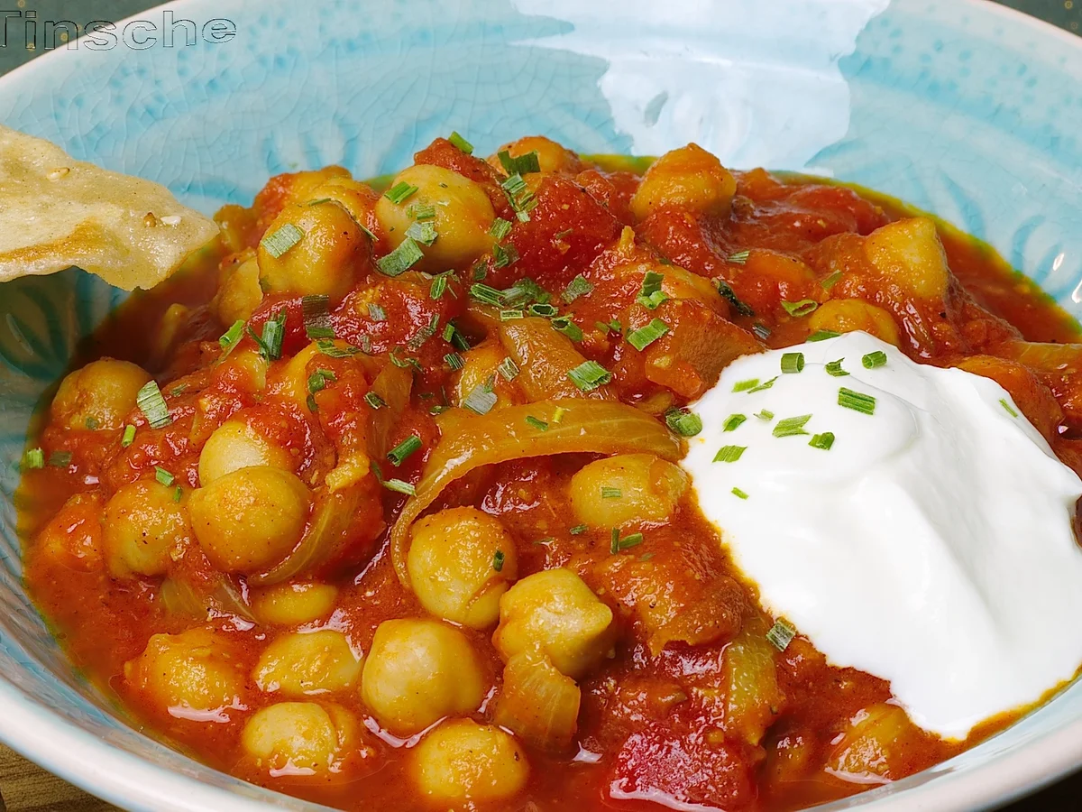Chana masala - Arbeiter-Curry - Mit Fladenbrot - Rezept - Bild Nr. 4736