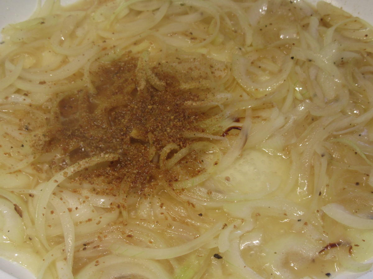 Fleisch: Minihackbraten in sahniger Zwiebel-Senf-Soße - Rezept - Bild Nr. 4739