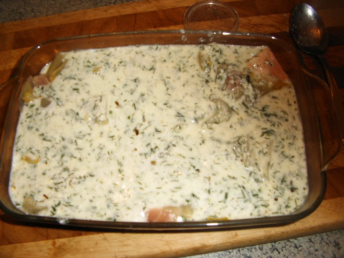 Rezept: Chicoree-Lachs-Auflauf Bild Nr. 4742 Chicoree-Lachs-Auflauf - Rezept - Bild Nr. 4742