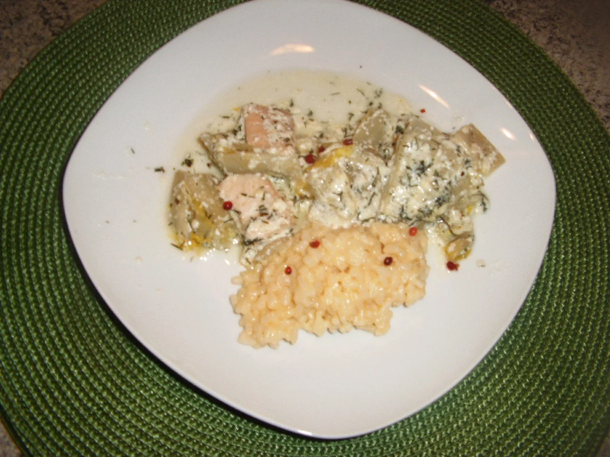 Rezept: Chicoree-Lachs-Auflauf Bild Nr. 4743 Chicoree-Lachs-Auflauf - Rezept - Bild Nr. 4743