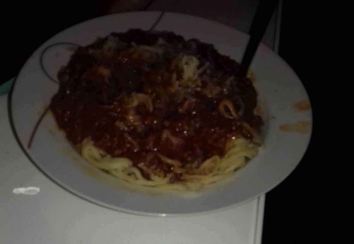 Spaghetti mit der Kitschenaid und Gehacktessoße - Rezept - Bild Nr. 4734