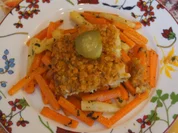 Knusper Schlemmer-Filet auf Möhren-Pastinaken-Gemüse - Rezept - Bild Nr. 4737