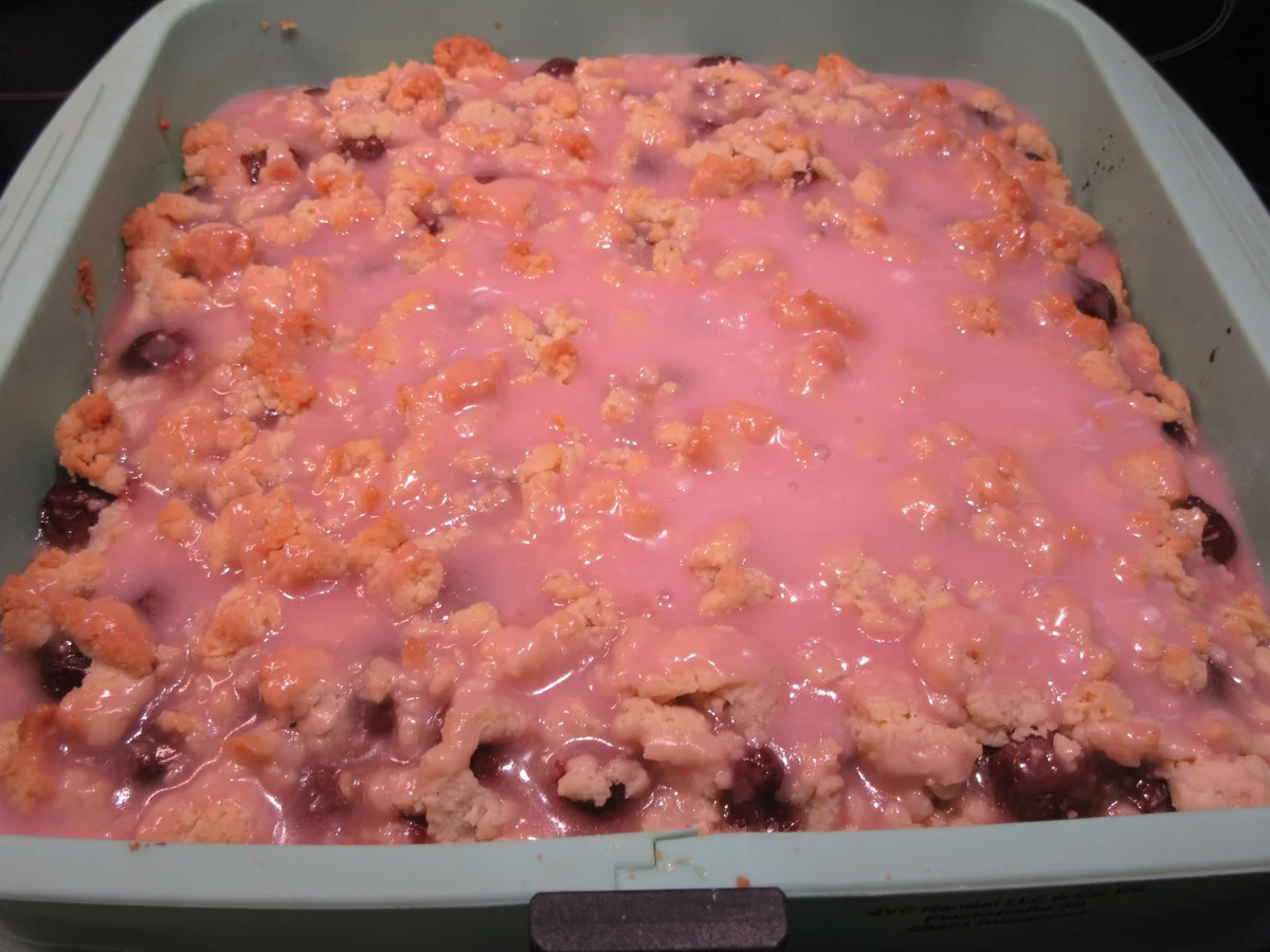 Rezept: Backen: Karamell-Kirsch-Kuchen mit Karamellstreusel Bild Nr. 4744 Backen: Karamell-Kirsch-Kuchen mit Karamellstreusel - Rezept - Bild Nr. 4744