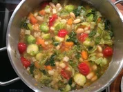 Minestrone mit Wintergemüse und Pesto - Rezept - Bild Nr. 2