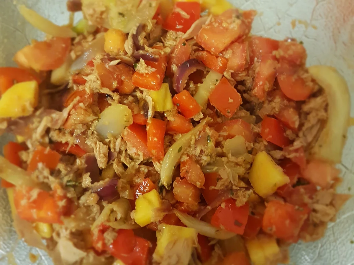 Kaki Thunfischsalat - Rezept - Bild Nr. 4739