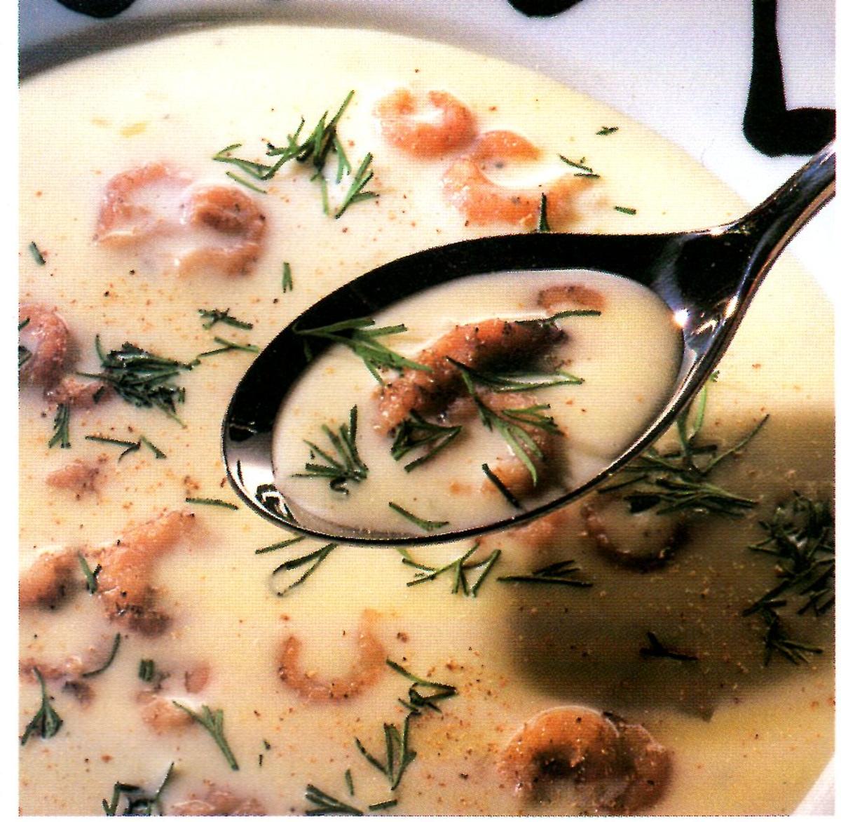 Bilder für Käsesuppe mit Krabben - Rezept