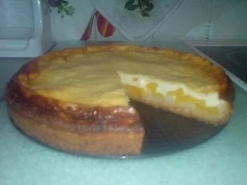 Pfirsich-Schmandkuchen - Rezept