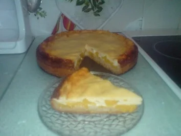 Pfirsich-Schmandkuchen - Rezept