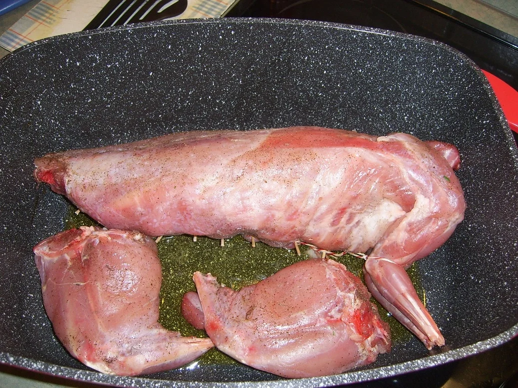 Hase gefüllt an Jägersoße - Rezept - Bild Nr. 9