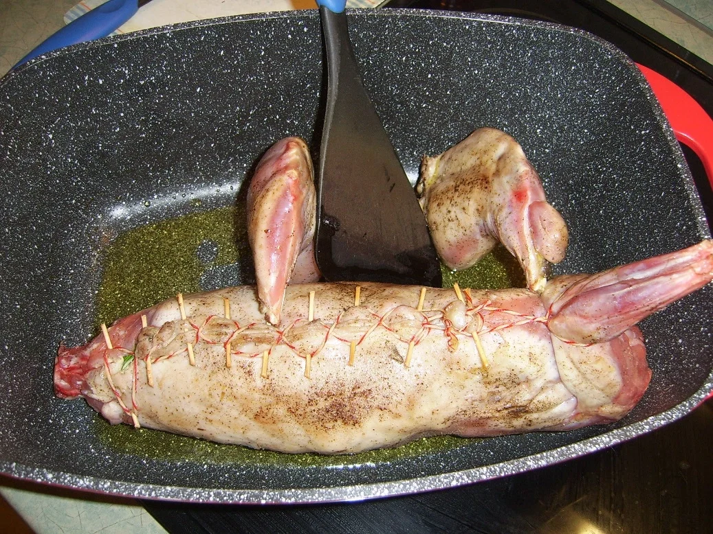 Hase gefüllt an Jägersoße - Rezept - Bild Nr. 10