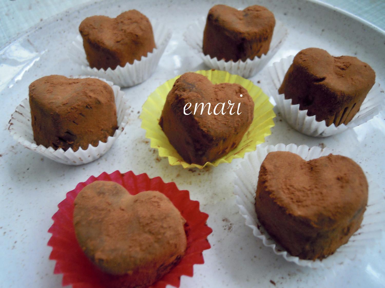 cremige Haselnuß Schoko Herzen - Rezept - kochbar.de