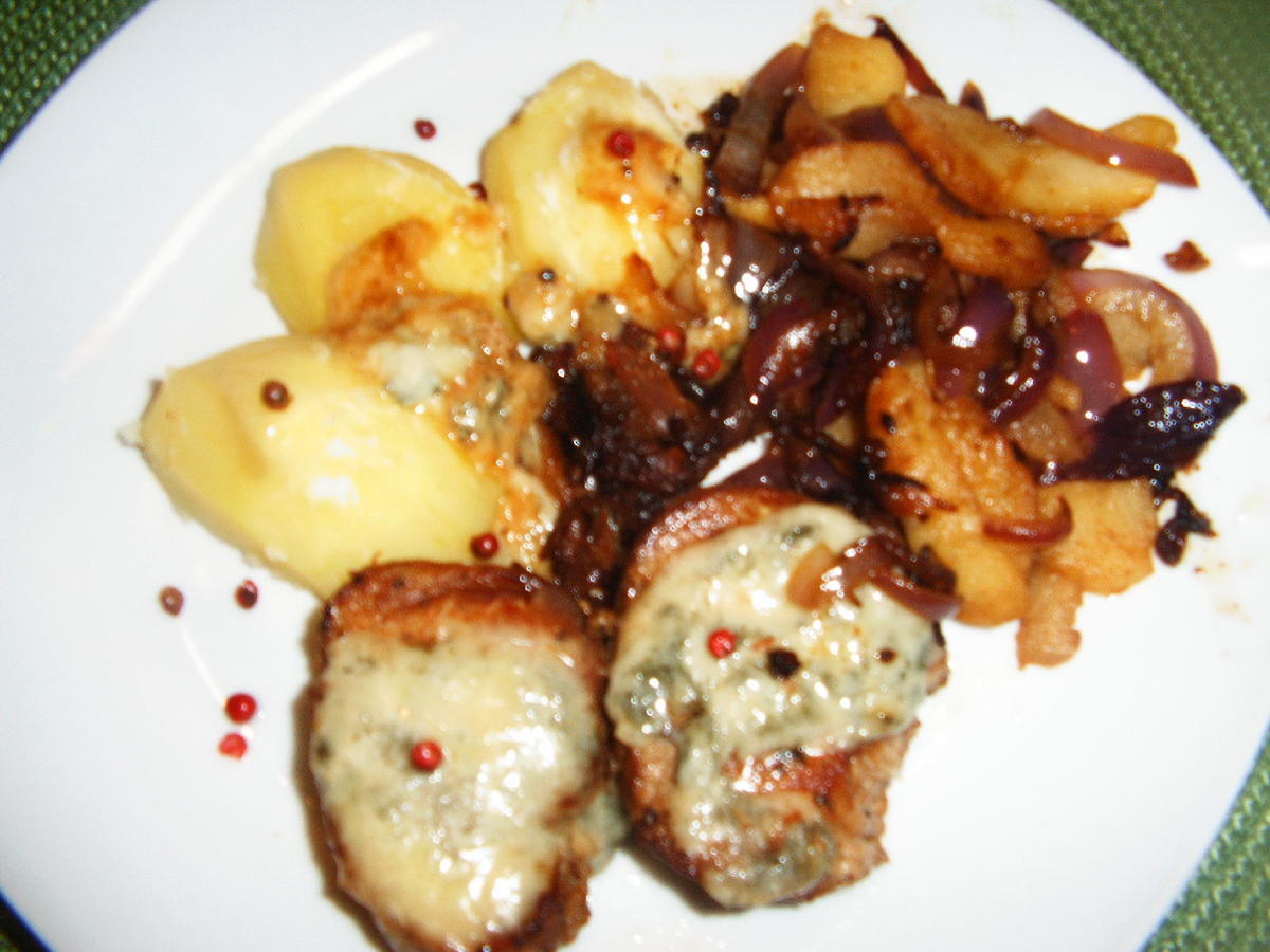 Schweinefilet Apfel Pfanne - schnell &amp; einfach - von wastel