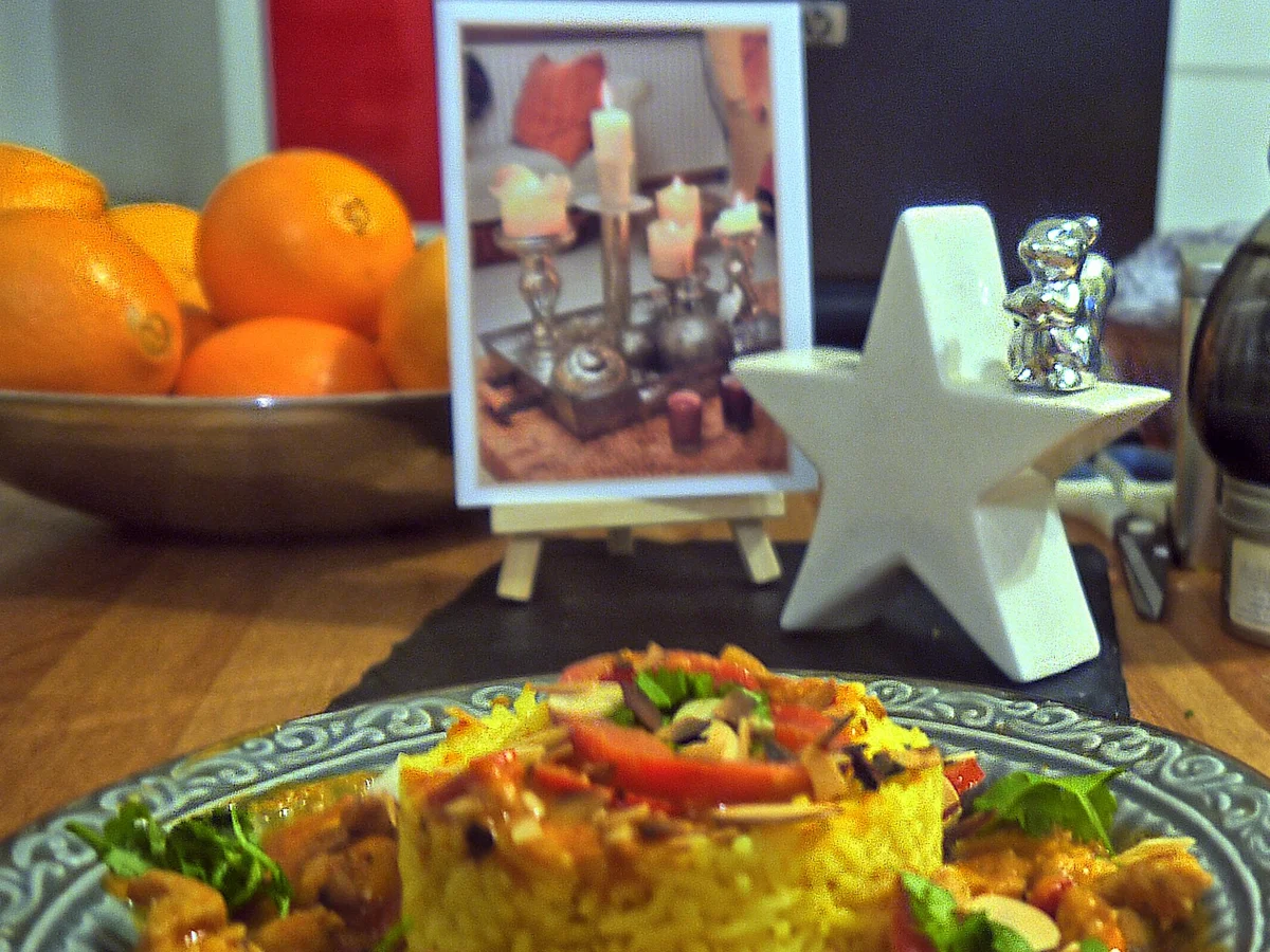 Chicken Tikka Masala in Mandel-Paprika-Rahm - Rezept - Bild Nr. 4777