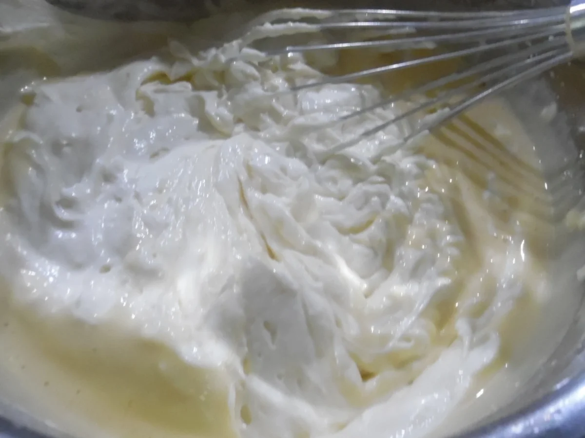 Rezept: Käsekuchen ohne Boden mit Aprikosen Bild Nr. 6 Käsekuchen ohne Boden mit Aprikosen - Rezept - Bild Nr. 6