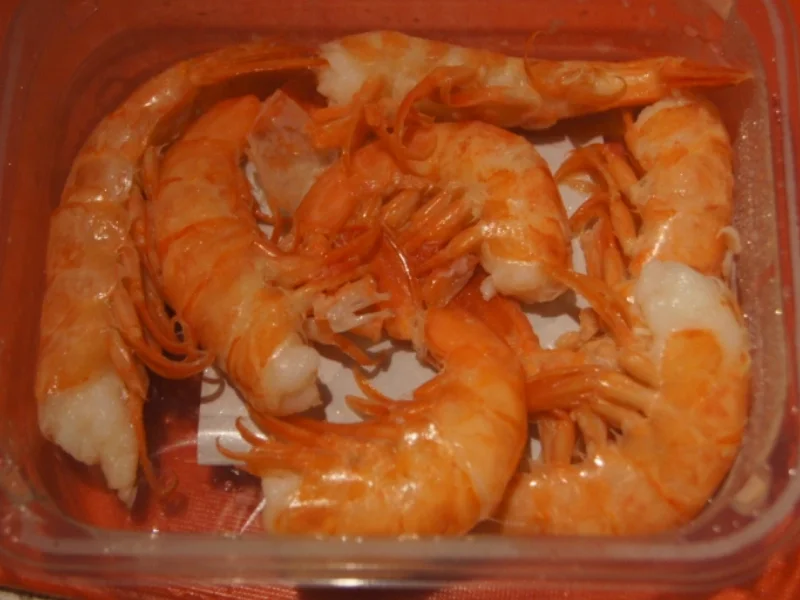 Rotgarnelenteller mit Beilagen - Rezept - Bild Nr. 3