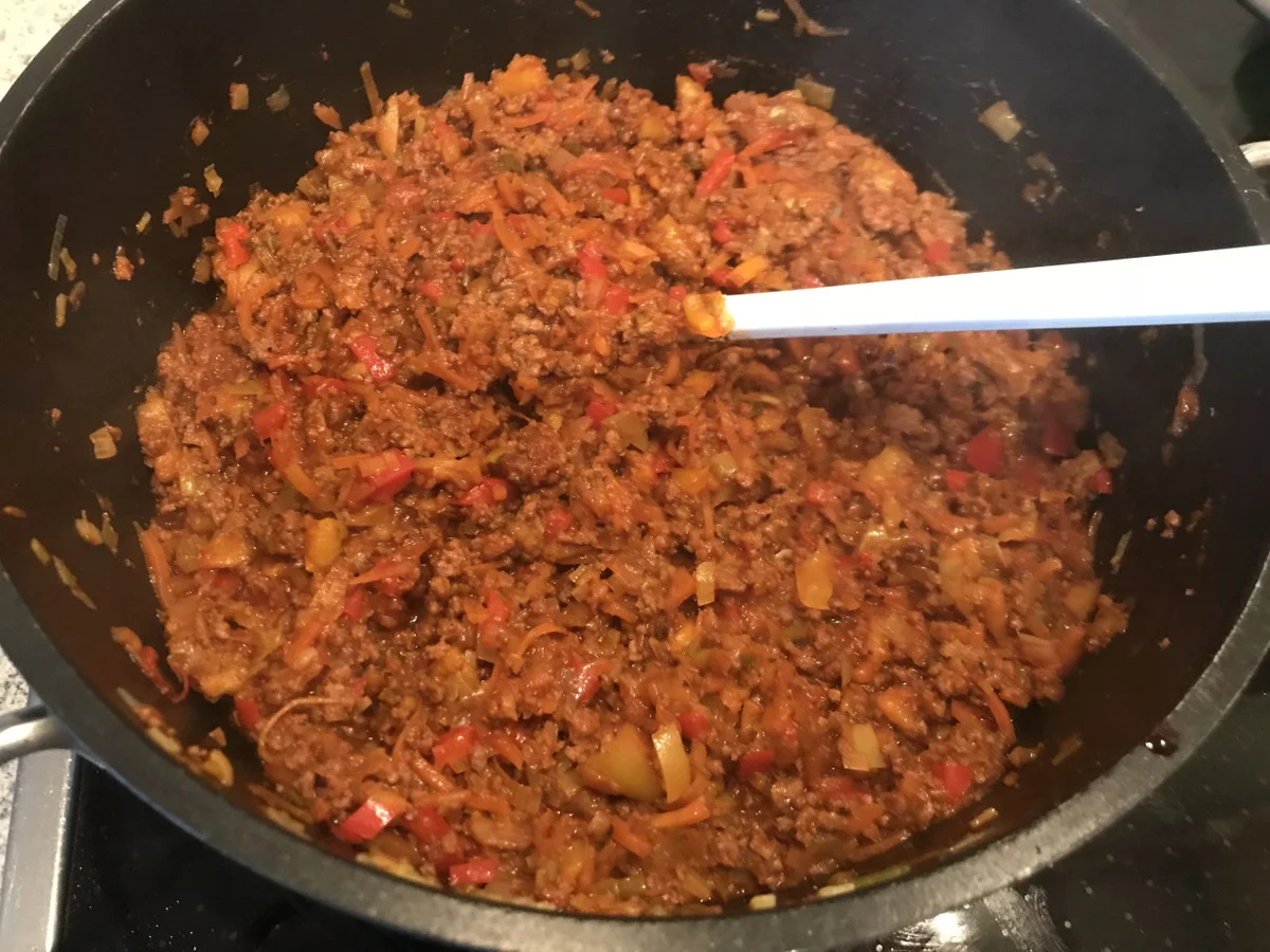 Rezept: Pikante Hackfleischsoße Bild Nr. 2 Pikante Hackfleischsoße - Rezept - Bild Nr. 2