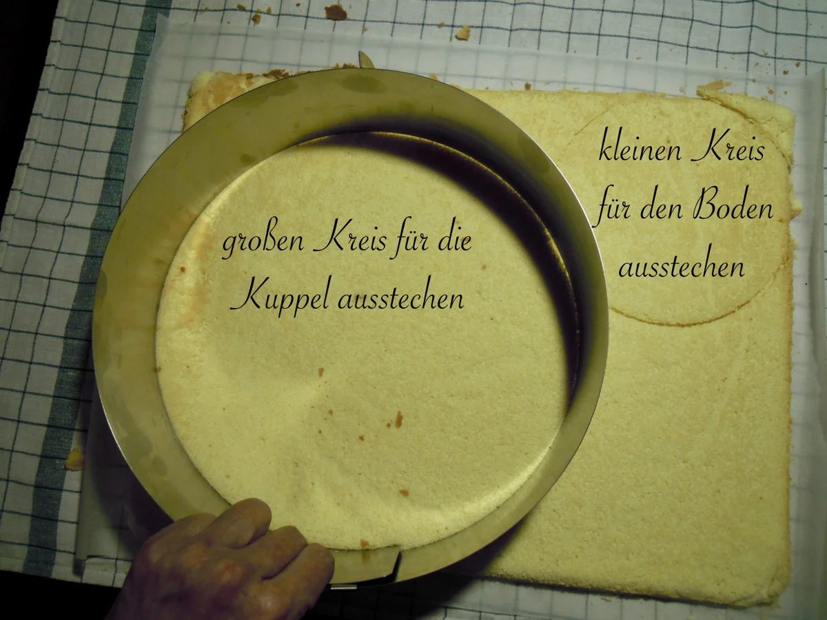 Trüffel Kuppel Torte mit Ferrero Rocher und gebrannten Mandeln - Rezept - Bild Nr. 4819