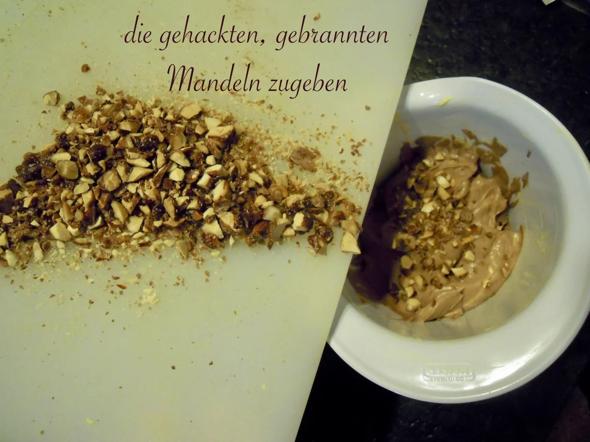 Trüffel Kuppel Torte mit Ferrero Rocher und gebrannten Mandeln - Rezept - Bild Nr. 4833