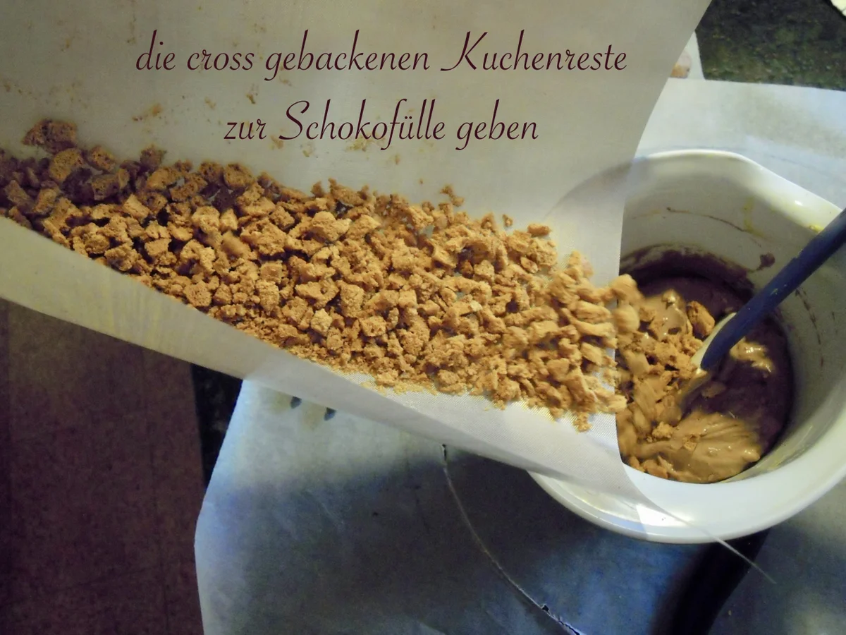 Trüffel Kuppel Torte mit Ferrero Rocher und gebrannten Mandeln - Rezept - Bild Nr. 4812