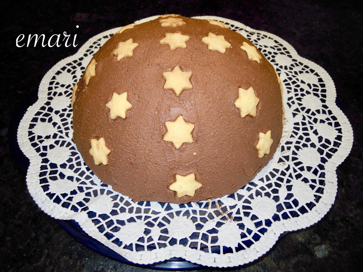 Trüffel Kuppel Torte mit Ferrero Rocher und gebrannten Mandeln - Rezept - Bild Nr. 4816