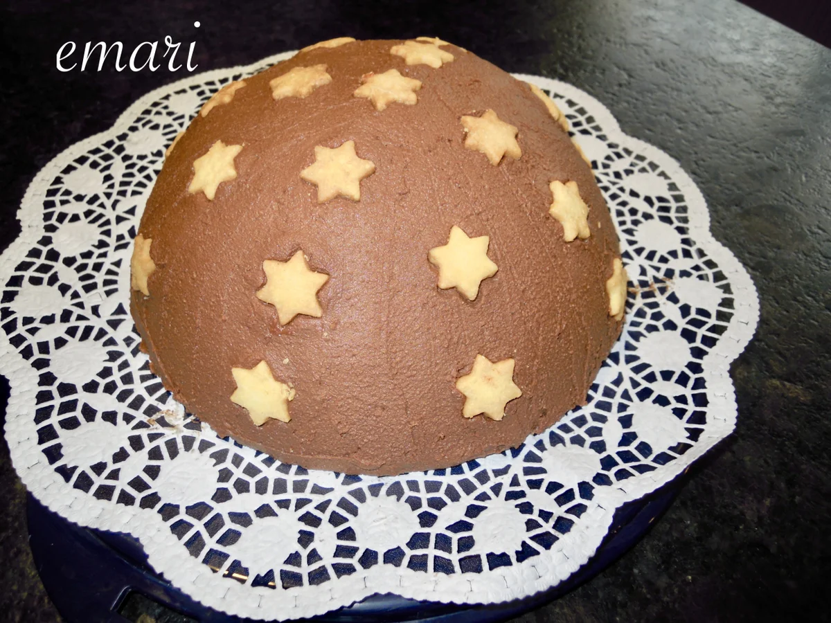 Trüffel Kuppel Torte mit Ferrero Rocher und gebrannten Mandeln - Rezept - Bild Nr. 4818