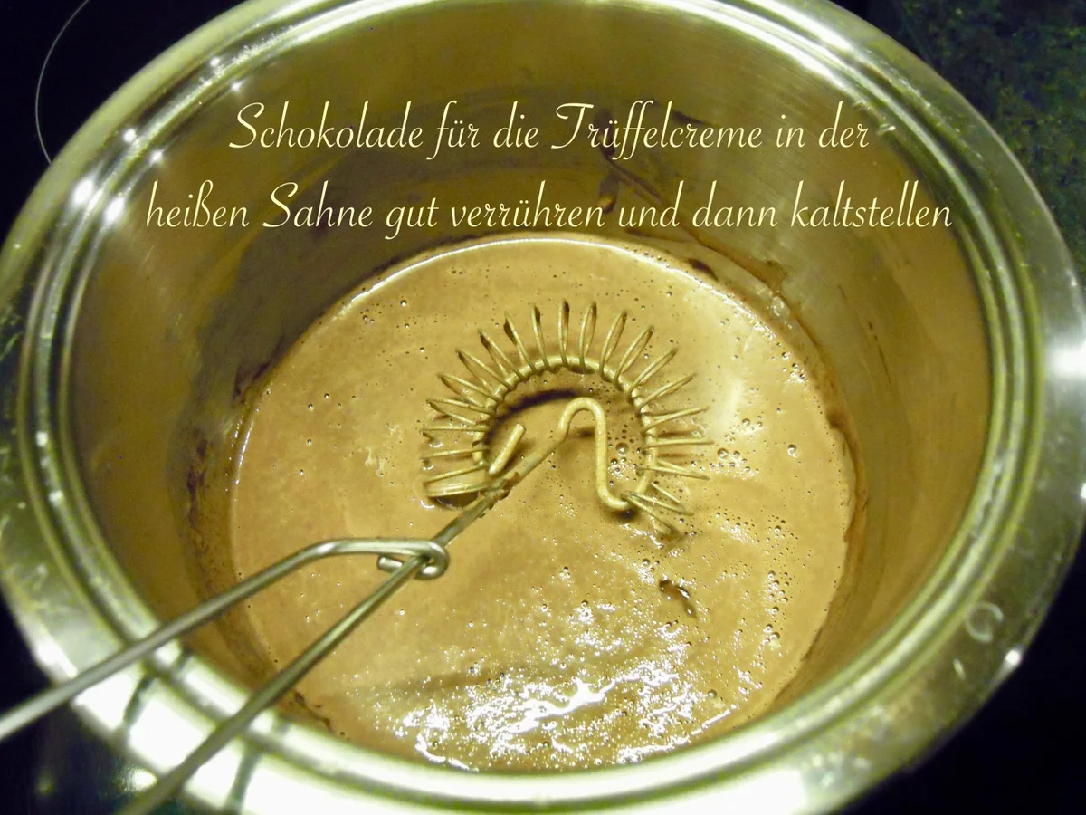 Trüffel Kuppel Torte mit Ferrero Rocher und gebrannten Mandeln - Rezept - Bild Nr. 4820