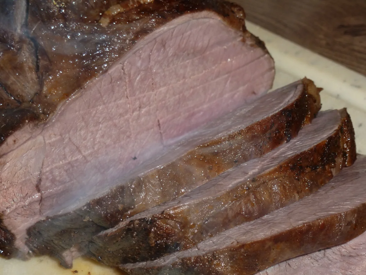 Hirschkeule in Pflaumensoße -NT-Gegart- - Rezept - Bild Nr. 4821