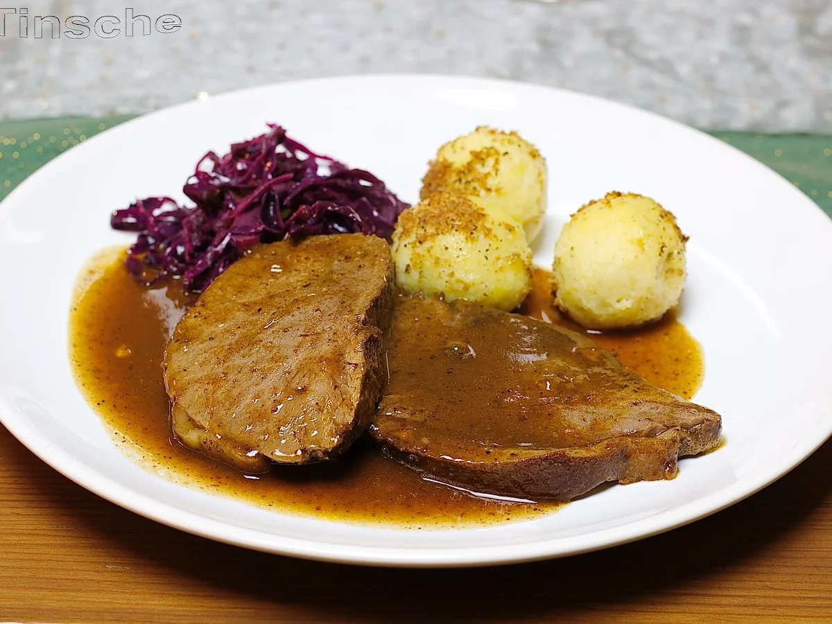 Hirschkeule in Pflaumensoße -NT-Gegart- - Rezept - Bild Nr. 4825