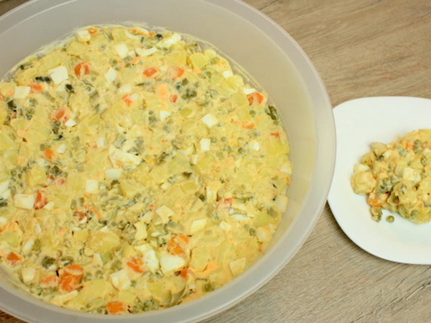 Kartoffelsalat Polnische Art - einfach - 74 kcal/100g