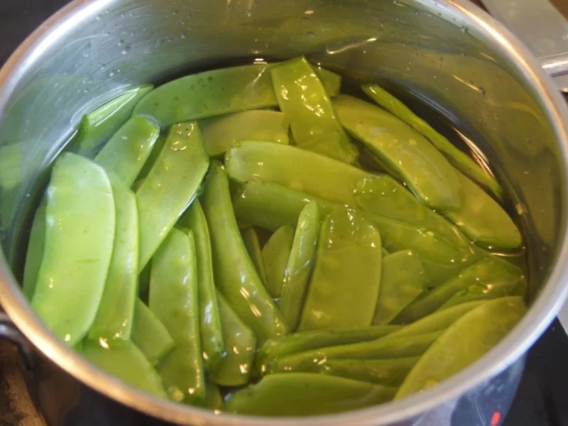 Honigwildlachsfilet mit Zuckerschoten und Selleriestampf - Rezept - Bild Nr. 4829