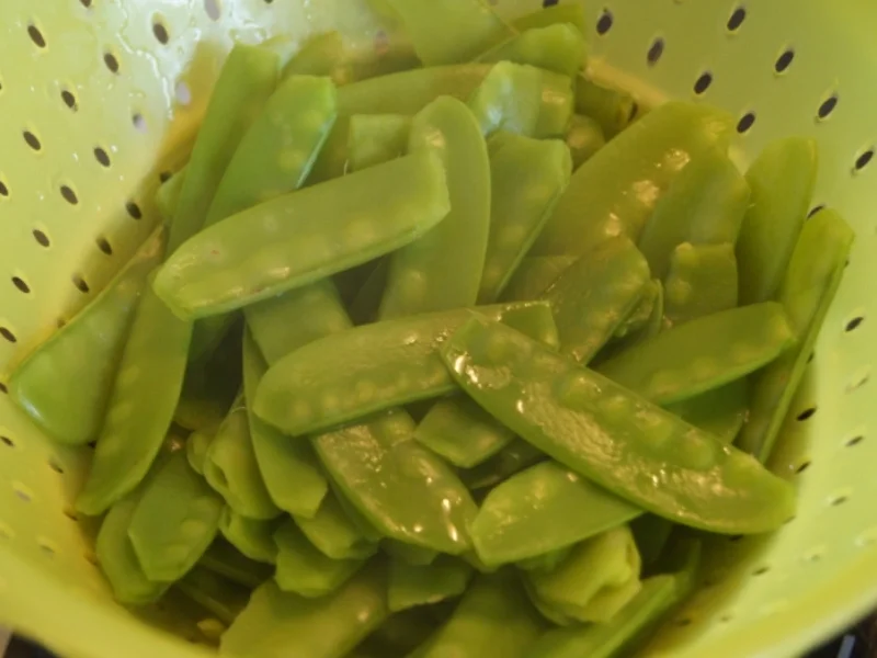 Honigwildlachsfilet mit Zuckerschoten und Selleriestampf - Rezept - Bild Nr. 4830