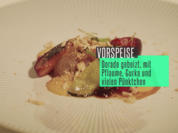 Dorade gebeizt mit Ponzu, Nektarine und Gurke - Rezept - Bild Nr. 4827