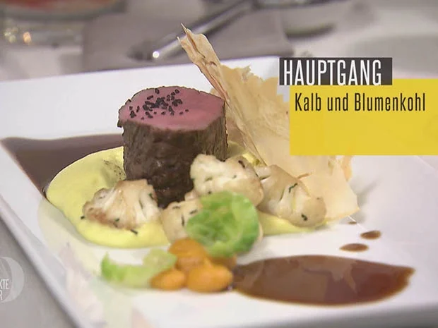 Rezept: Kalbsfilet an Blumenkohl und Kalbsjus Bild Nr. 2 Kalbsfilet an Blumenkohl und Kalbsjus - Rezept - Bild Nr. 2
