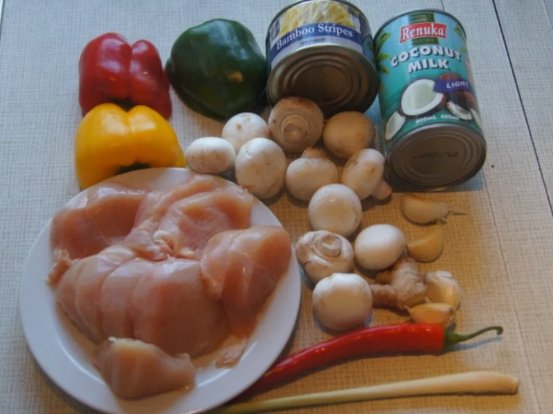 Tom Kha Gai Kokossuppe - Rezept - Bild Nr. 4828