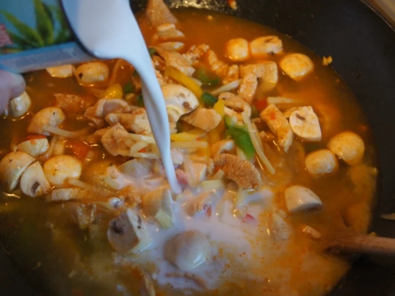 Tom Kha Gai Kokossuppe - Rezept - Bild Nr. 4837