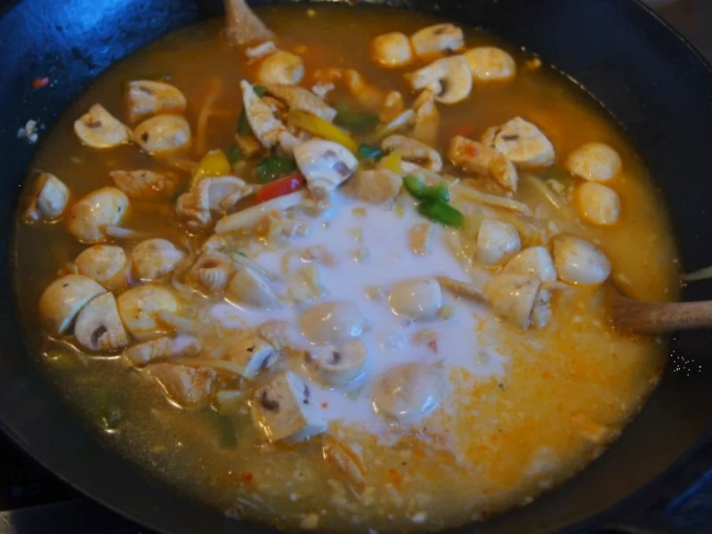 Tom Kha Gai Kokossuppe - Rezept - Bild Nr. 4838
