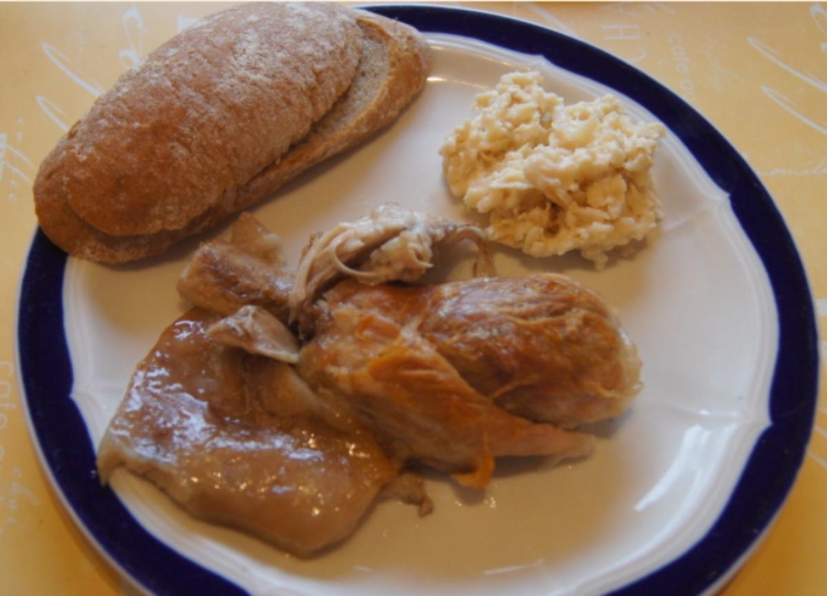 Eisbein mit Sahne-Apfel-Meerrettich und Bauernbrot - Rezept - kochbar.de