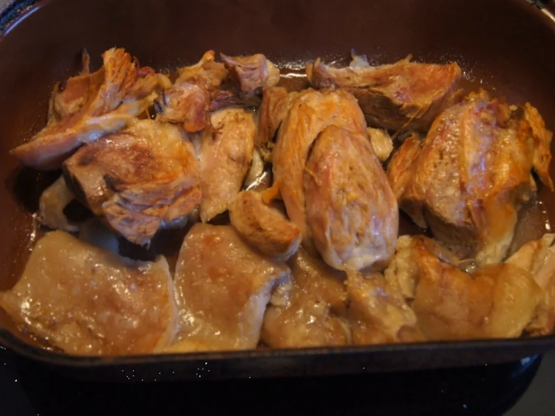 Eisbein mit Sahne-Apfel-Meerrettich und Bauernbrot - Rezept - Bild Nr. 9