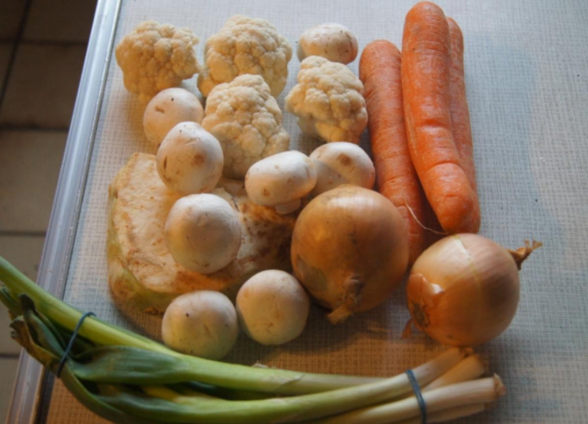Fleischbrühsuppe mit Gemüse - Rezept - Bild Nr. 4861